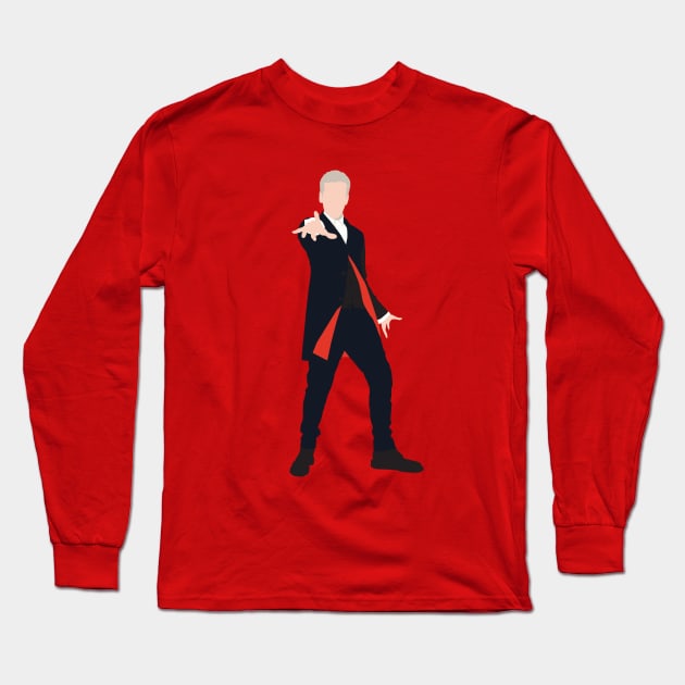 12th Doctor Who Long Sleeve T-Shirt by Alice_Wieckowska